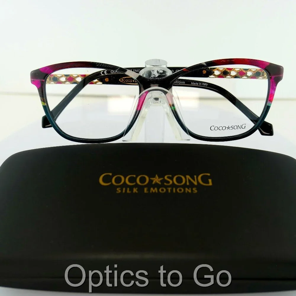 COCO SONG CV 202 (C:03) DARK TEAL / - GOOD FEELING 53-16-140 EYEGLASS FRAMES - Picture 1 of 9